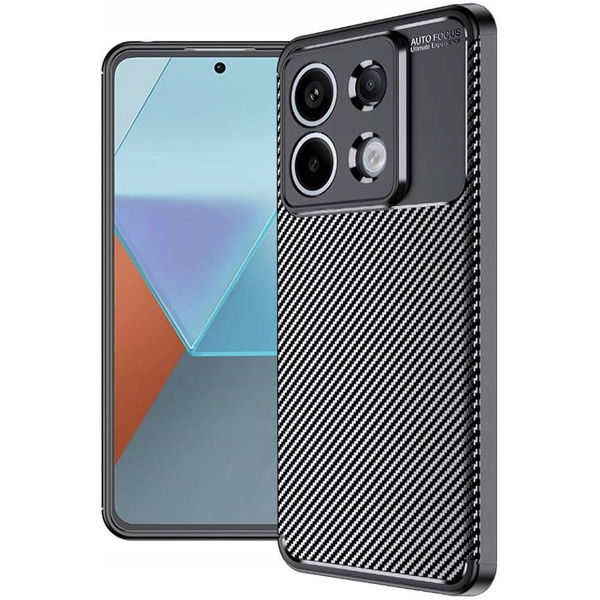 Techsuit - CarbonFiber - Xiaomi Redmi Note 13 Pro 5G / Poco X6 - Black