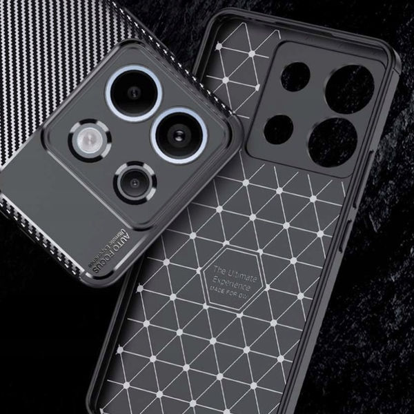 Techsuit - CarbonFiber - Xiaomi Redmi Note 13 Pro 5G / Poco X6 - Black