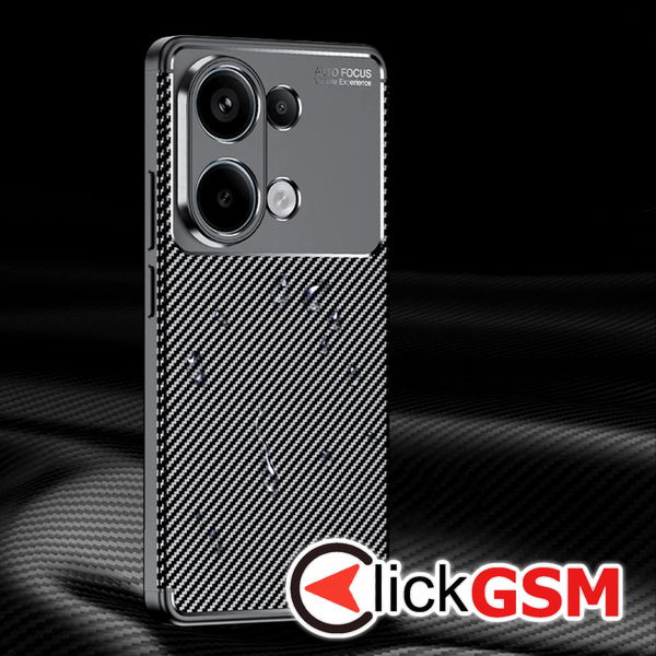 Techsuit - CarbonFiber - Xiaomi Redmi Note 13 Pro 4G / Poco M6 Pro 4G - Black