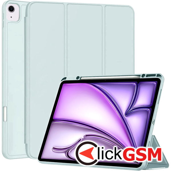 Techsuit - Flex Trifold (with Pencil Holder) - iPad Air 13 (2024) - Sky Blue