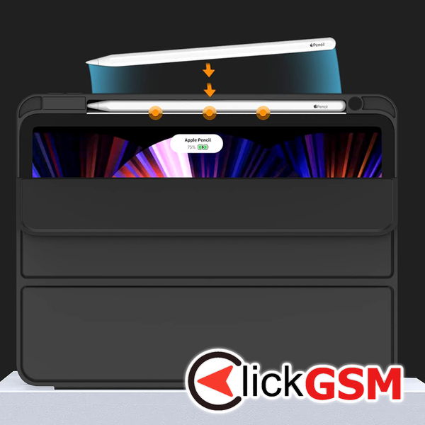 Techsuit - Flex Trifold (with Pencil Holder) - iPad Pro 11 (2024) - Purple