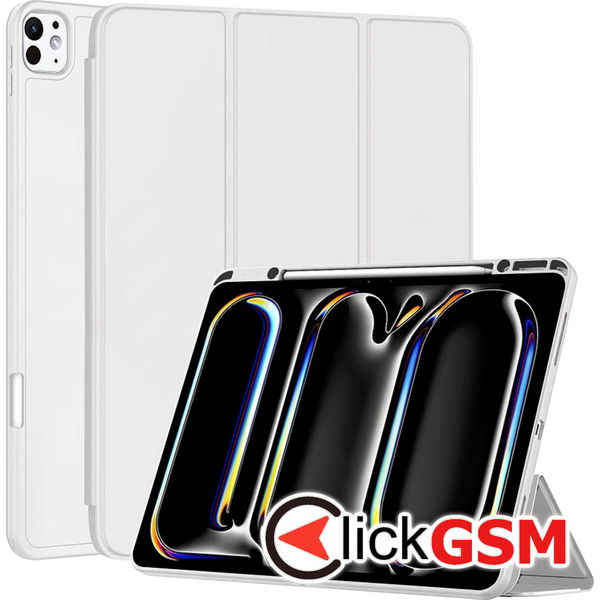 Techsuit - Flex Trifold (with Pencil Holder) - iPad Pro 13 (2024) - Gray