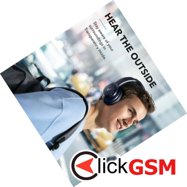 Anker - Wireless Headphones Life Q20i (A3004G31) - Bluetooth, Hybrid Active Noise Cancelling, Dual-Connections - Blue