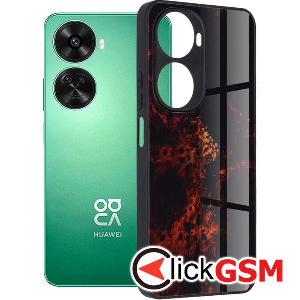 Techsuit - Glaze Series - Huawei nova 11 SE / 12 SE - Red Nebula