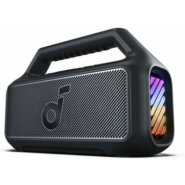 Anker - Wireless Speaker Soundcore Boom 2 (A3138011) - Bluetooth 5.3, RGB Lights, IPX7, BassUp - Black