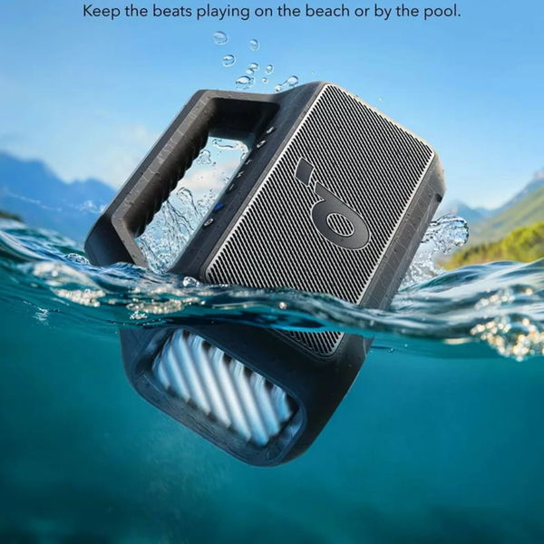 Anker - Wireless Speaker Soundcore Boom 2 (A3138011) - Bluetooth 5.3, RGB Lights, IPX7, BassUp - Black