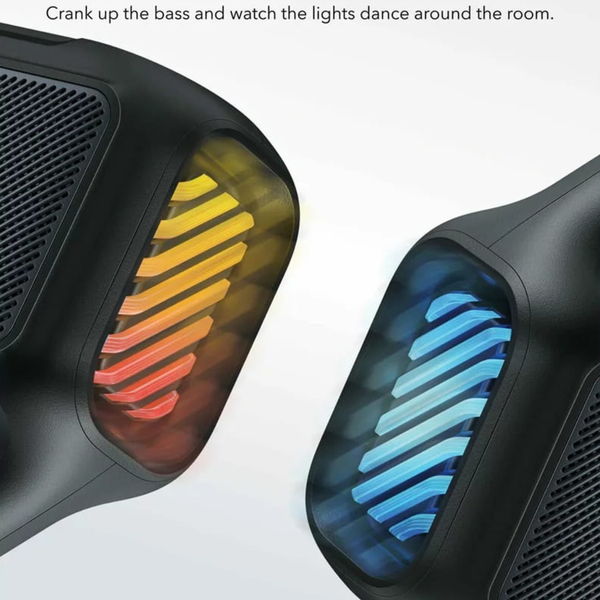 Anker - Wireless Speaker Soundcore Boom 2 (A3138011) - Bluetooth 5.3, RGB Lights, IPX7, BassUp - Black