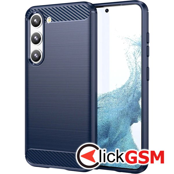 Techsuit - Carbon Silicone - Samsung Galaxy S22 5G - Blue