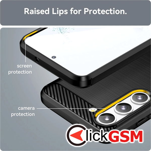 Techsuit - Carbon Silicone - Samsung Galaxy S22 5G - Blue