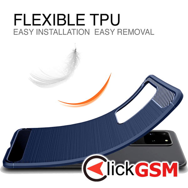 Techsuit - Carbon Silicone - Samsung Galaxy A23 4G / A23 5G - Blue