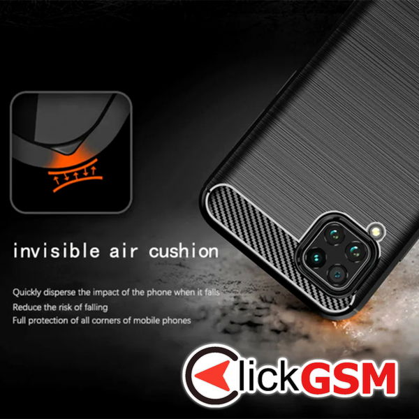 Techsuit - Carbon Silicone - Huawei P40 Lite - Blue