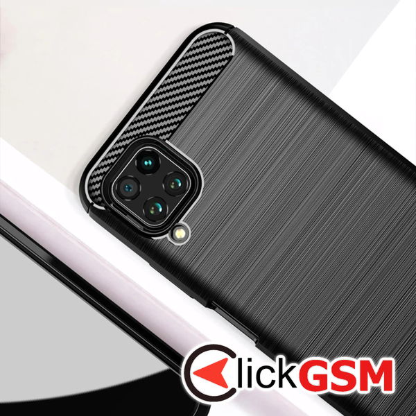 Techsuit - Carbon Silicone - Huawei P40 Lite - Blue