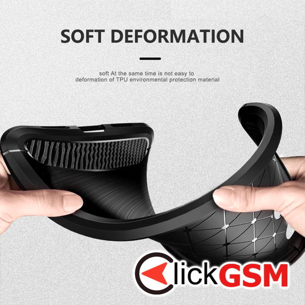 Techsuit - Carbon Silicone - Huawei P40 Lite - Blue