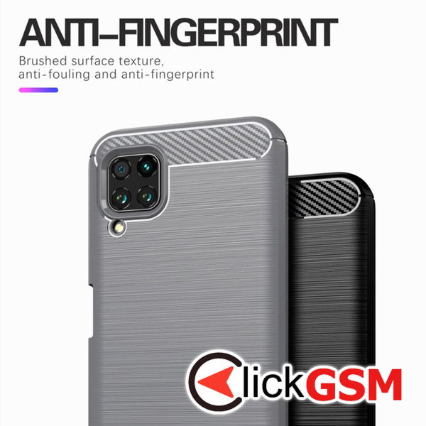 Techsuit - Carbon Silicone - Huawei P40 Lite - Blue