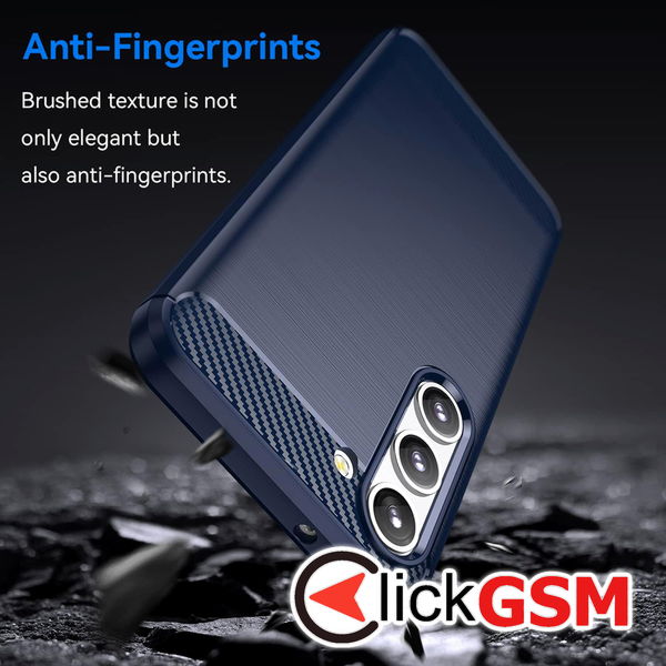 Techsuit - Carbon Silicone - Samsung Galaxy S23 Plus - Blue