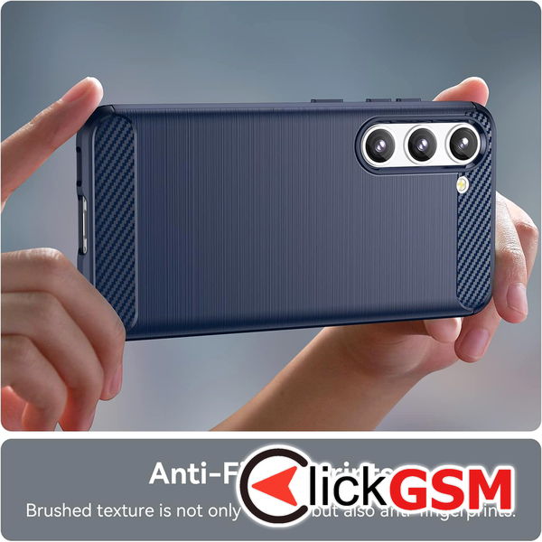 Techsuit - Carbon Silicone - Samsung Galaxy S23 Plus - Blue