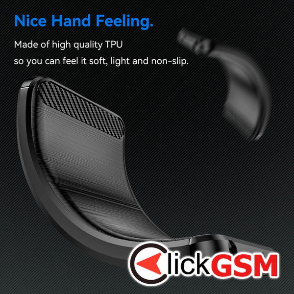 Techsuit - Carbon Silicone - Samsung Galaxy S23 Ultra - Blue