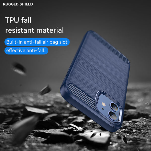 Techsuit - Carbon Silicone - Xiaomi Redmi Note 12 5G / Poco X5 - Blue