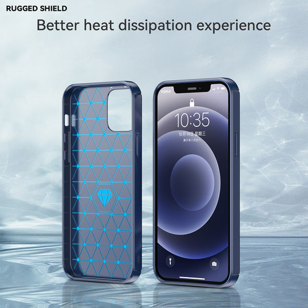 Techsuit - Carbon Silicone - Xiaomi Redmi Note 12 5G / Poco X5 - Blue