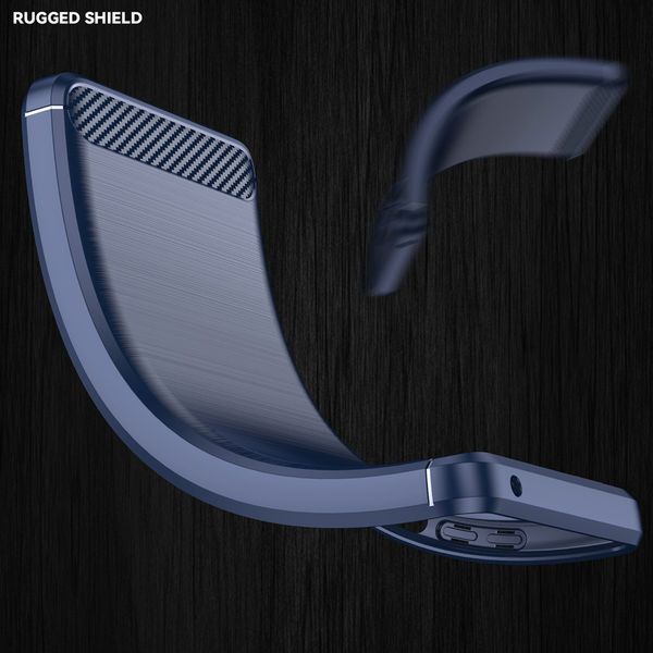 Techsuit - Carbon Silicone - Xiaomi Redmi Note 12 5G / Poco X5 - Blue