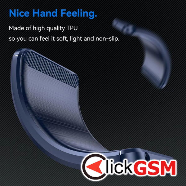 Techsuit - Carbon Silicone - iPhone 15 Plus - Blue