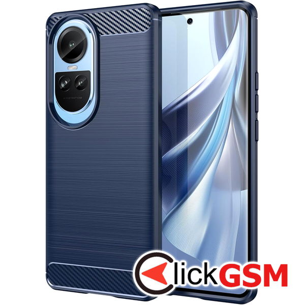 Techsuit - Carbon Silicone - Oppo Reno10 / Reno10 Pro - Blue