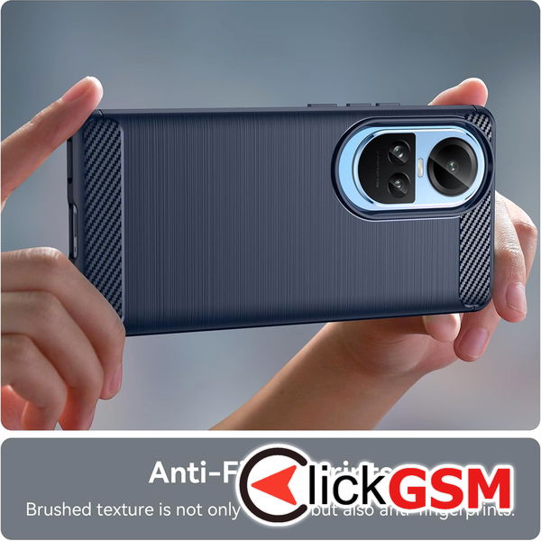 Techsuit - Carbon Silicone - Oppo Reno10 / Reno10 Pro - Blue