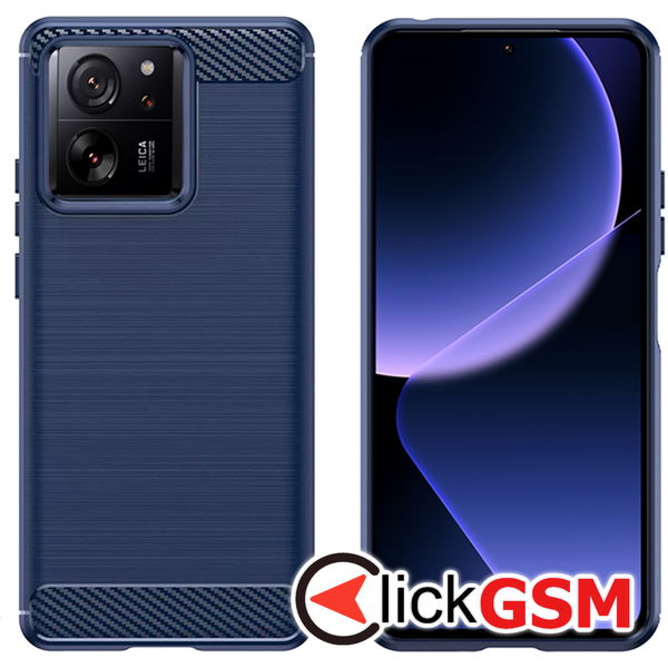 Techsuit - Carbon Silicone - Xiaomi 13T / 13T Pro - Blue
