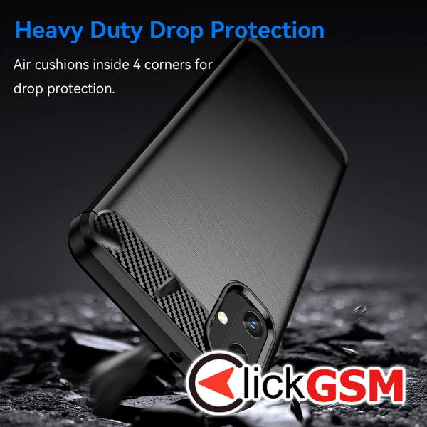 Techsuit - Carbon Silicone - Samsung Galaxy A05 - Blue