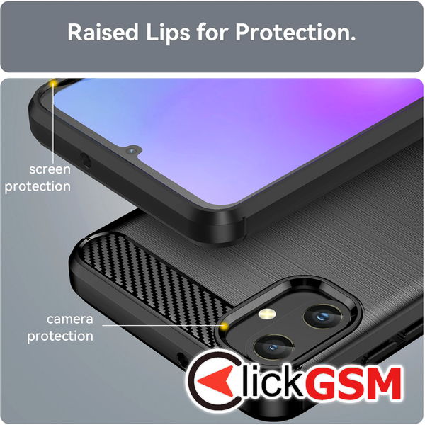 Techsuit - Carbon Silicone - Samsung Galaxy A05 - Blue