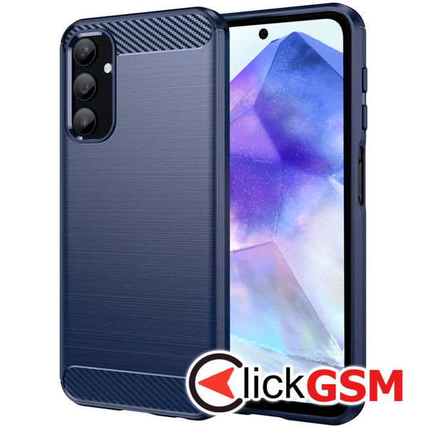 Techsuit - Carbon Silicone - Samsung Galaxy A55 5G - Blue