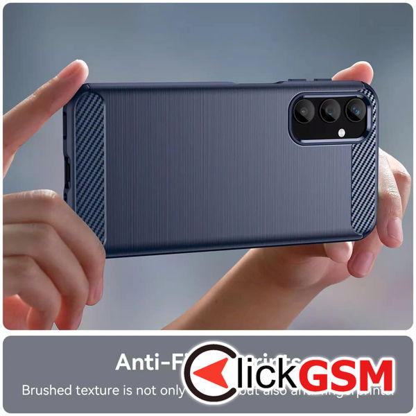 Techsuit - Carbon Silicone - Samsung Galaxy A55 5G - Blue