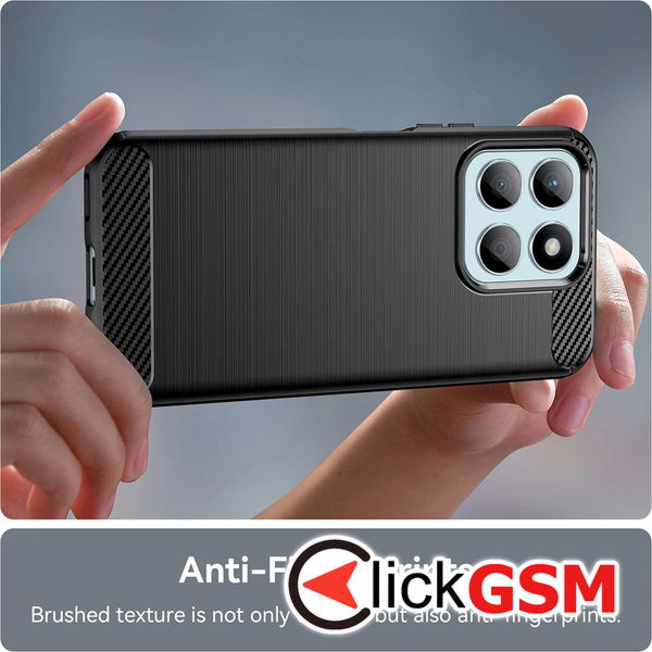 Techsuit - Carbon Silicone - Honor X8b - Blue