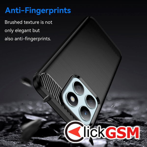 Techsuit - Carbon Silicone - Honor X8b - Blue