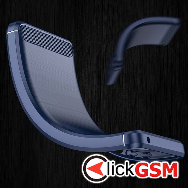 Techsuit - Carbon Silicone - iPhone 11 Pro - Blue