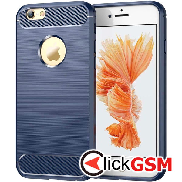 Techsuit - Carbon Silicone - iPhone 6 Plus / iPhone 6s Plus - Blue