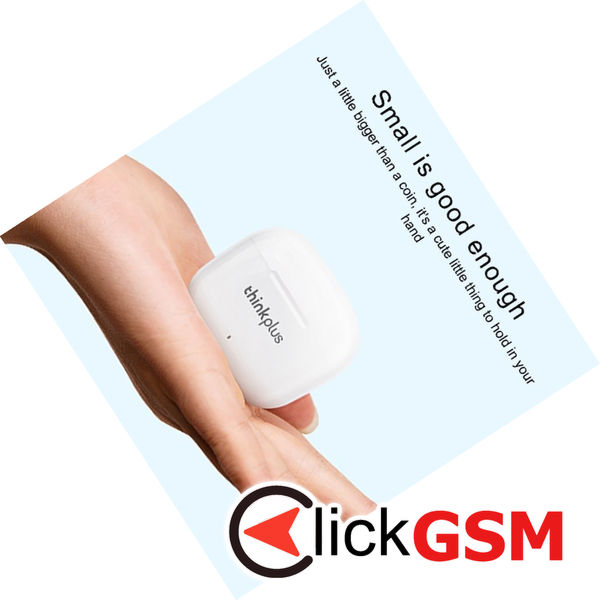 Lenovo - Wireless Earbuds ThinkPlus LivePods (LP40 Pro) - TWS, Bluetooth 5.1, HiFi, Stereo Sound, IPX5 - White