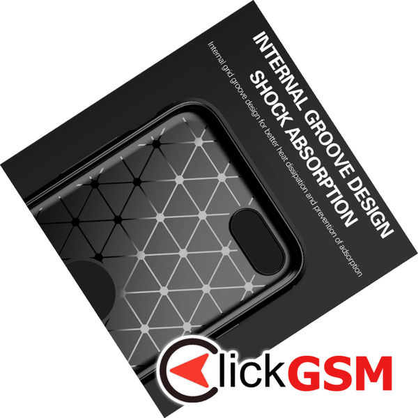 Techsuit - Carbon Silicone - iPhone SE 2, SE 2020 / iPhone SE 3, SE 2022 - Blue