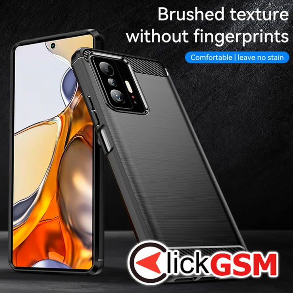 Techsuit - Carbon Silicone - Xiaomi 11T / 11T Pro - Blue