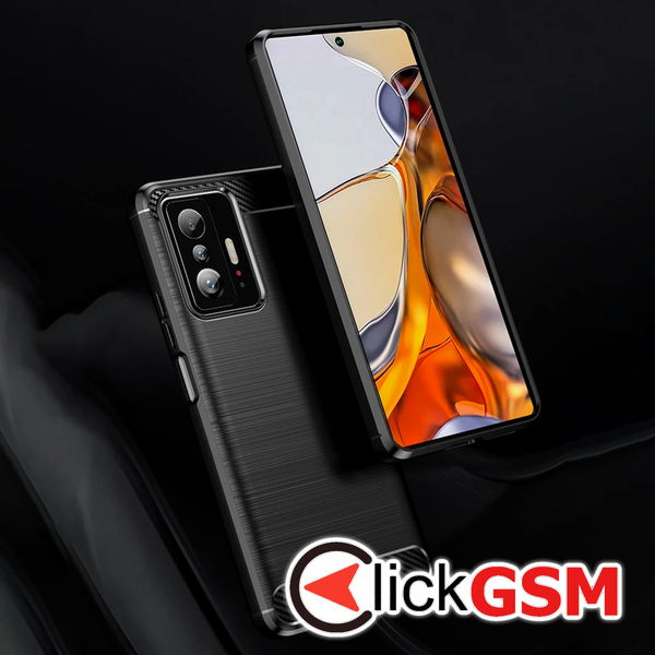 Techsuit - Carbon Silicone - Xiaomi 11T / 11T Pro - Blue