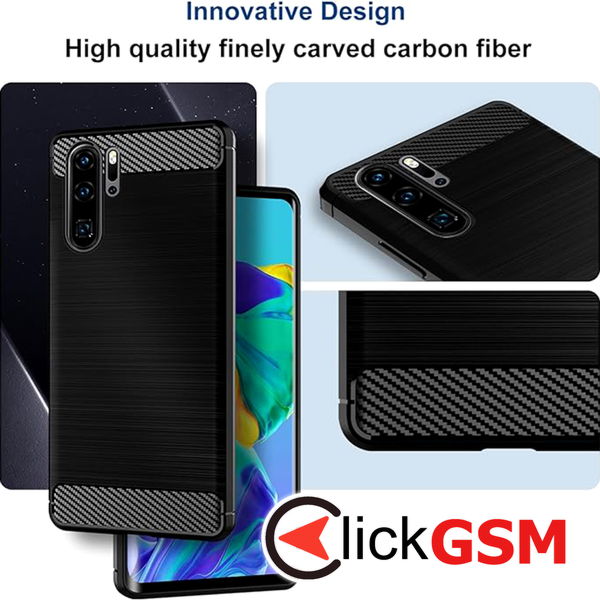 Techsuit - Carbon Silicone - Huawei P30 Pro / P30 Pro New Edition - Blue
