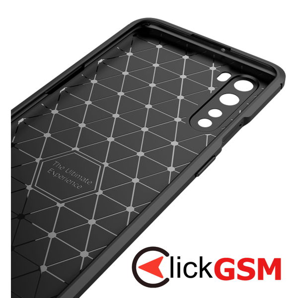 Techsuit - Carbon Silicone - OnePlus Nord 5G - Blue