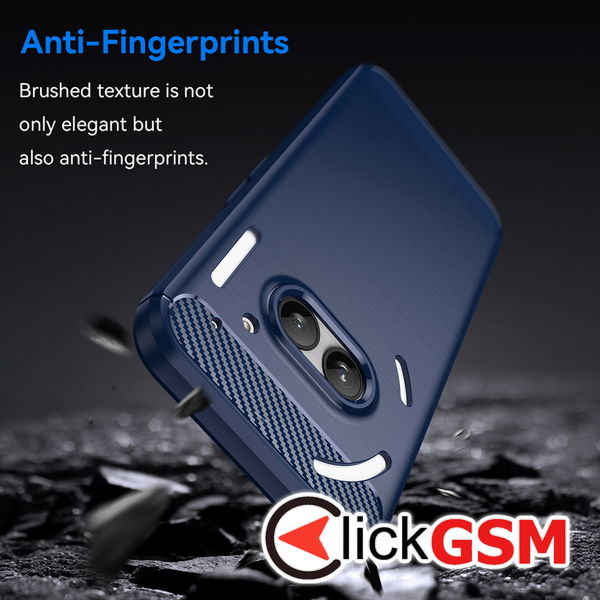 Techsuit - Carbon Silicone - Nothing Phone (2a) / (2a) Plus - Blue