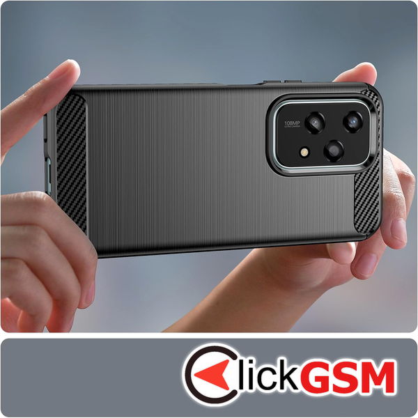 Techsuit - Carbon Silicone - Honor 200 Lite - Black