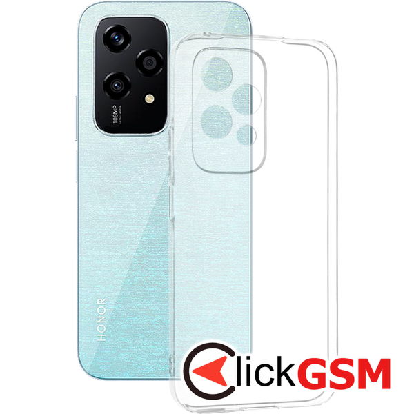 Techsuit - Clear Silicone - Honor 200 Lite - Transparent