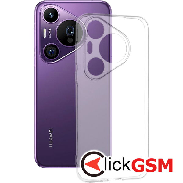 Techsuit - Clear Silicone - Huawei Pura 70 Pro - Transparent