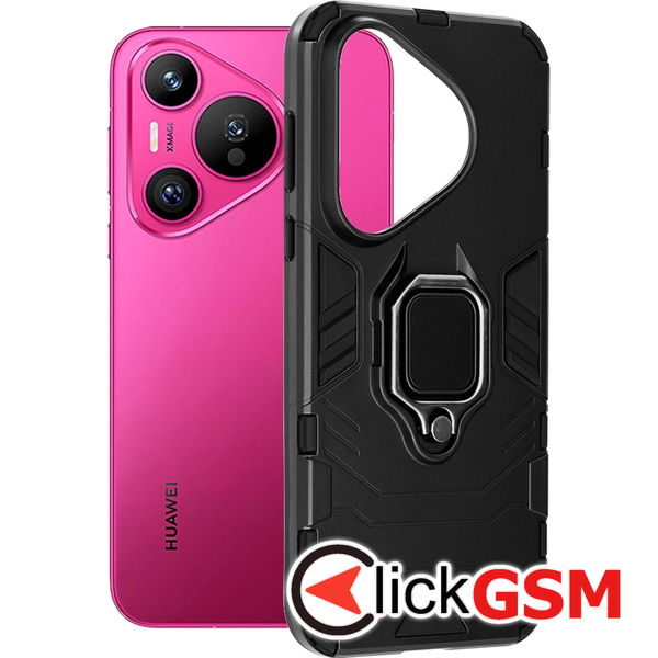 Techsuit - Silicone Shield - Huawei Pura 70 - Black