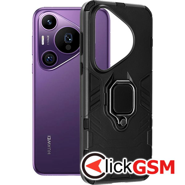 Techsuit - Silicone Shield - Huawei Pura 70 Pro - Black