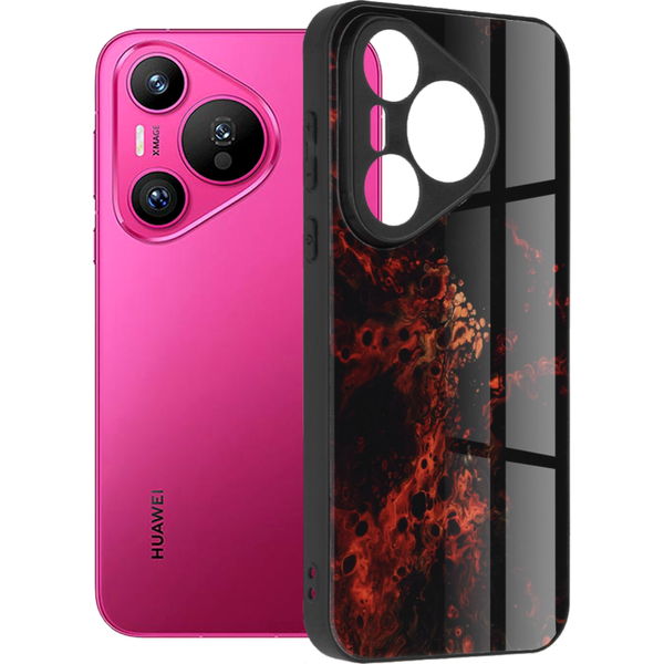 Techsuit - Glaze Series - Huawei Pura 70 - Red Nebula