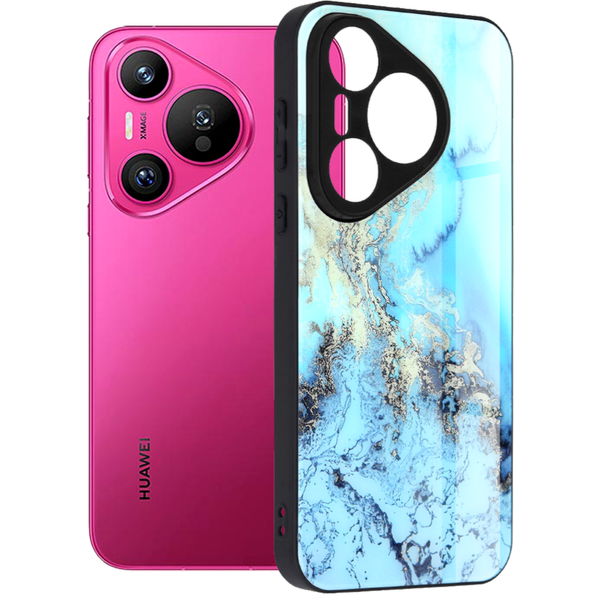 Techsuit - Glaze Series - Huawei Pura 70 - Blue Ocean